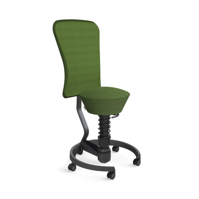 Swopper Black with backrest &amp; castors