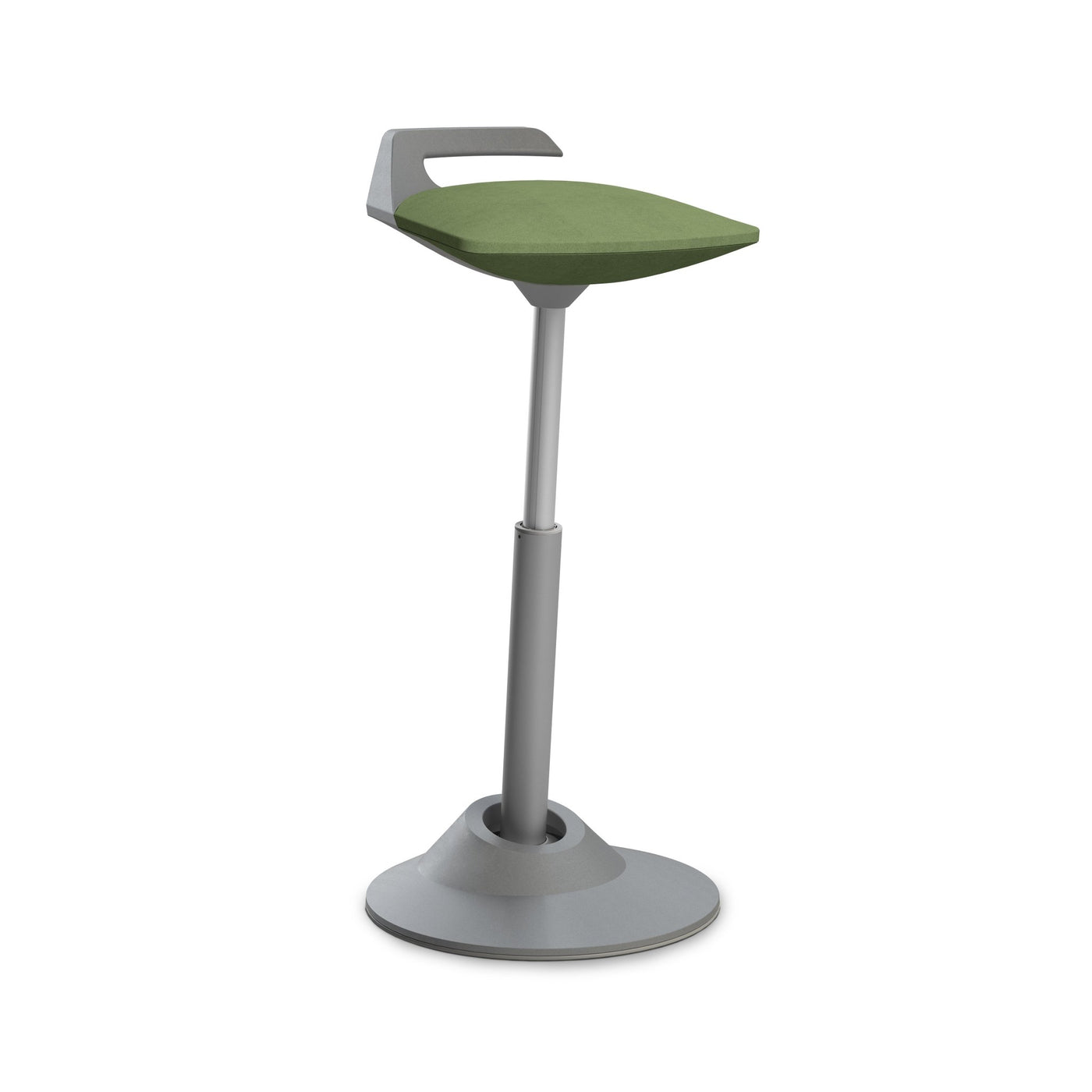 Aeris - Muvman (Basis Grau) - Sitzhocker - Mikrofaser - Grün - Standard - 123HomeOffice