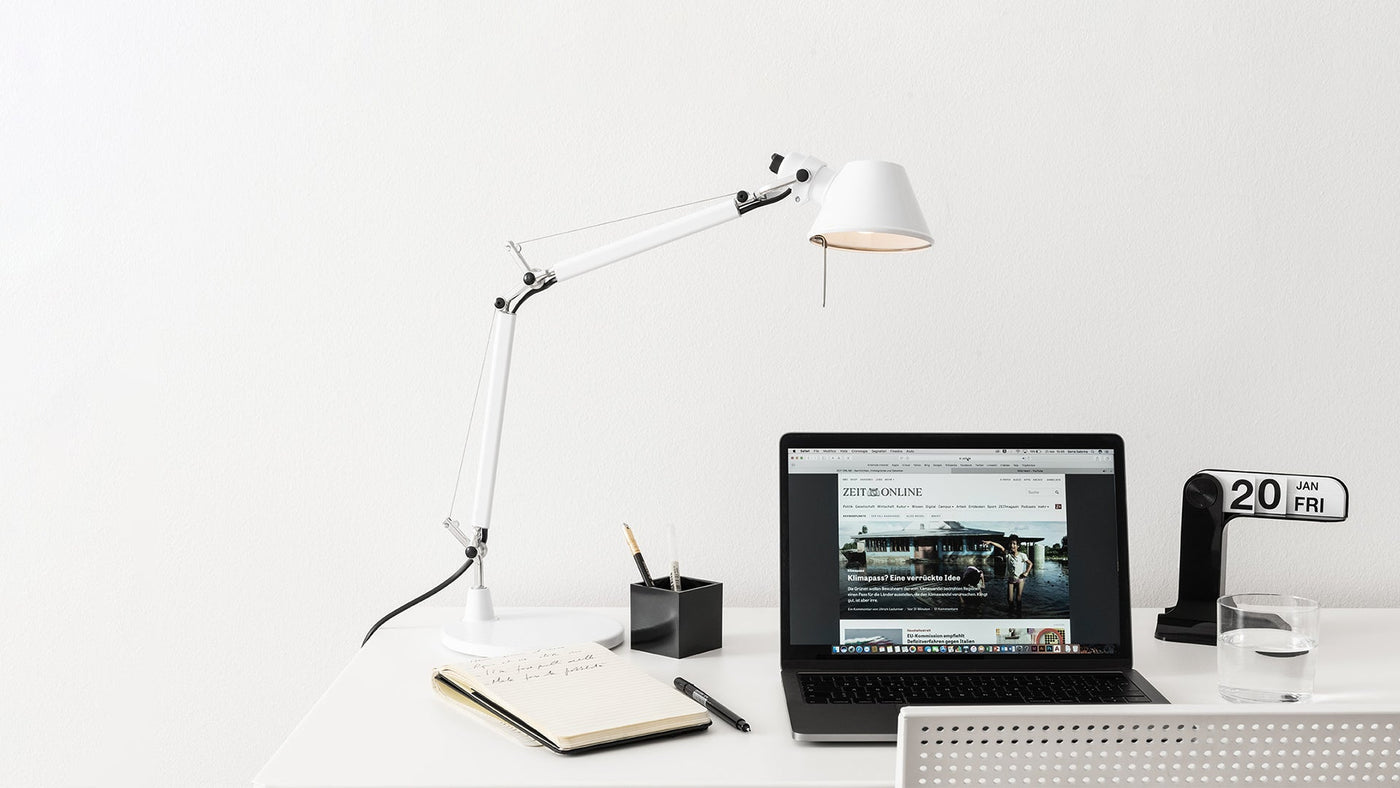 Artemide - Tolomeo Micro Tischleuchte - Aluminium - 123HomeOffice