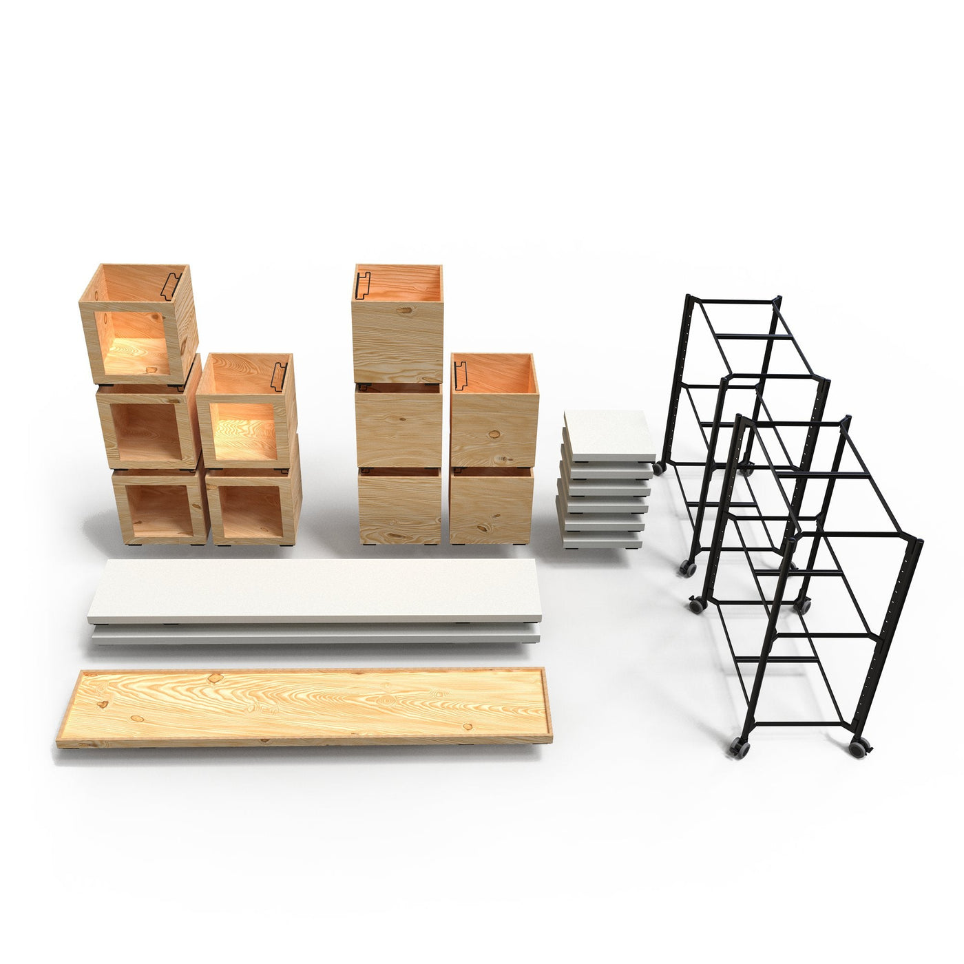 Bene - Bene PIXEL Starterpaket - Desk - 123HomeOffice