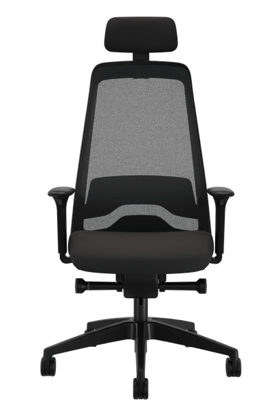 Interstuhl Every Active PLUS EV268 Bürostuhl mit Kopfstütze und verstellbarer Flextech-Mechanik – ergonomischer Bürostuhl für aktives Sitzen im Home Office