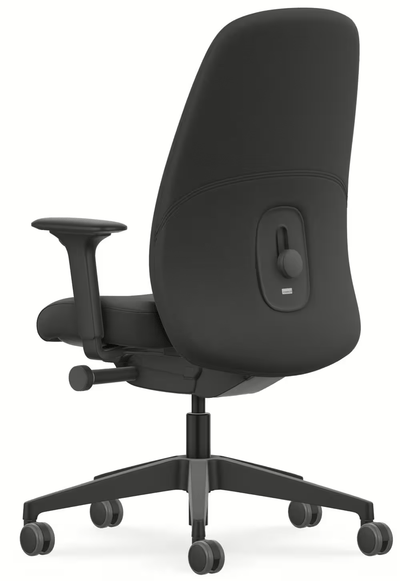 Interstuhl - Interstuhl HEJis3 (HJ116) Bürostuhl (Polsterrücken) - Bürostuhl - Polsterrücken (HJ116) - Schwarz Schwarz - Synchronmechanik - 123HomeOffice