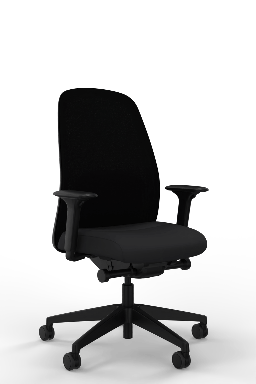 Interstuhl - Interstuhl HEJis3 (HJ216) Bürostuhl (Netzrücken) - Bürostuhl - Netzrücken (HJ216) - Schwarz Schwarz - Synchronmechanik - 123HomeOffice