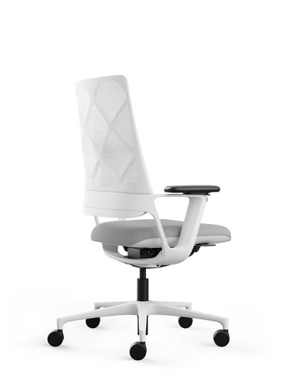 Klöber - Connex2 (Cnx88) - OFFICE CHAIRS - Weiss Grau - Ohne Lordosenstütze - 123HomeOffice